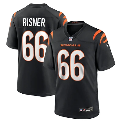 Men's Nike Dalton Risner  Black Cincinnati Bengals Team Game Jersey