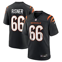 Men's Nike Dalton Risner  Black Cincinnati Bengals Team Game Jersey