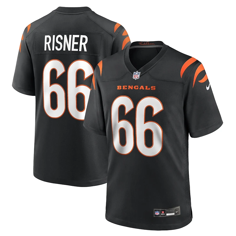 Maillot Nike Dalton Risner noir pour homme des Bengals de Cincinnati