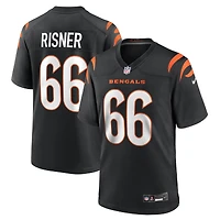 Maillot Nike Dalton Risner noir pour homme des Bengals de Cincinnati