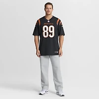 Maillot de match Nike Drew Sample noir pour hommes des Bengals Cincinnati