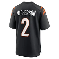 Men's Nike Evan McPherson Black Cincinnati Bengals Game Jersey