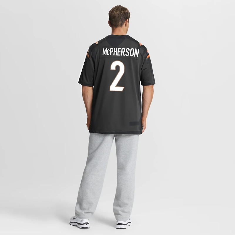 Men's Nike Evan McPherson Black Cincinnati Bengals Game Jersey