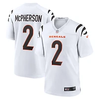 Maillot de joueur match Nike Evan McPherson des Bengals Cincinnati blanc pour homme