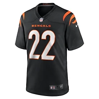 Men's Nike Geno Stone  Black Cincinnati Bengals Game Jersey