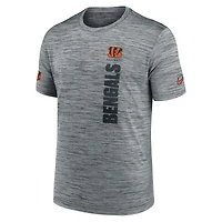 Men's Nike Gray Cincinnati Bengals Sideline Velocity Performance T-Shirt