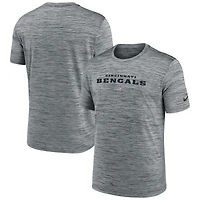 T-shirt Nike gris Cincinnati Bengals Velocity Performance pour homme