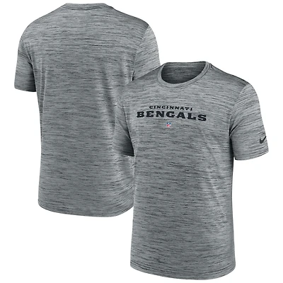 T-shirt Nike gris Cincinnati Bengals Velocity Performance pour homme