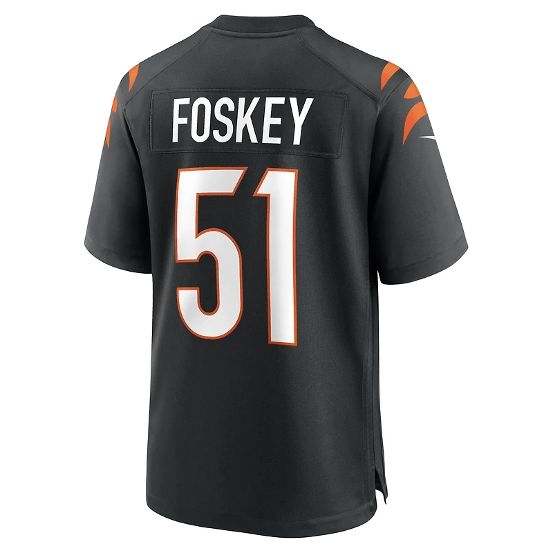 Maillot Nike Isaiah Foskey noir pour homme des Bengals de Cincinnati