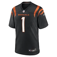 Men's Nike Ja'Marr Chase Black Cincinnati Bengals Game - Jersey