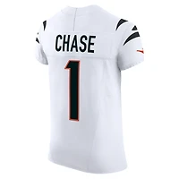Nike Ja'Marr Chase pour homme Blanc Cincinnati Bengals Vapor F.U.S.E. Maillot Élite
