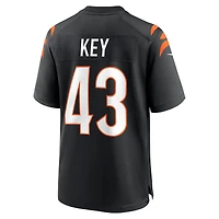 Maillot Nike Jaylen Key noir pour homme des Bengals de Cincinnati