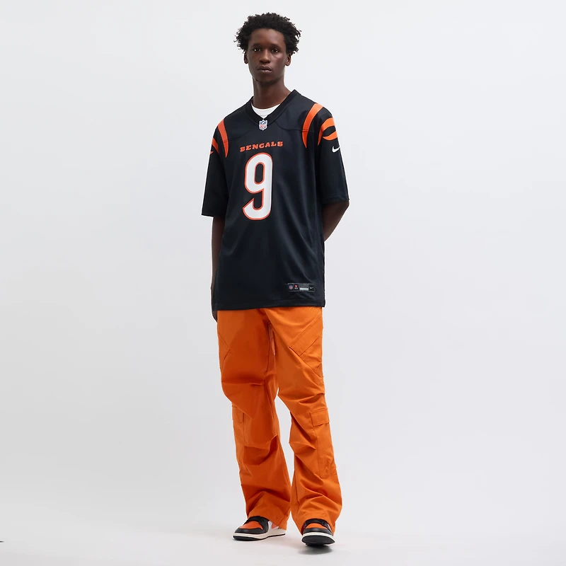 Maillot de match joueur Nike Joe Burrow pour hommes, noir, Cincinnati Bengals