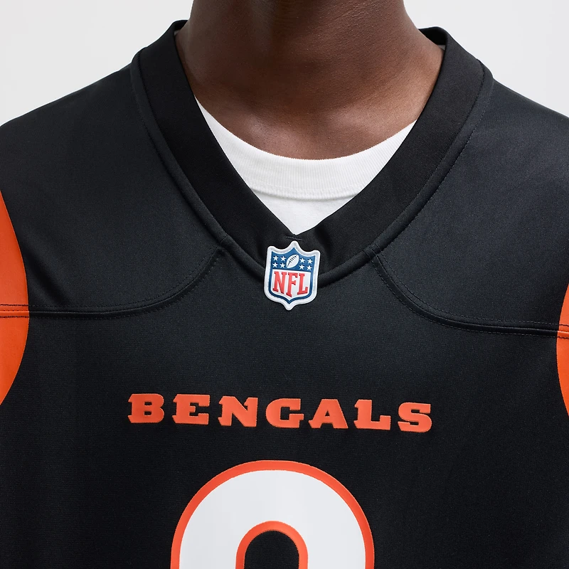 Men's Nike Joe Burrow Black Cincinnati Bengals Player Game Jersey