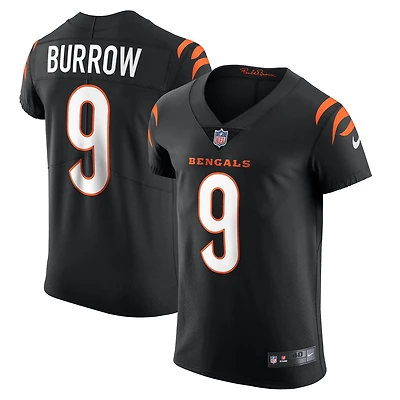 Maillot Nike Joe Burrow pour homme, noir, Cincinnati Bengals Vapor Elite