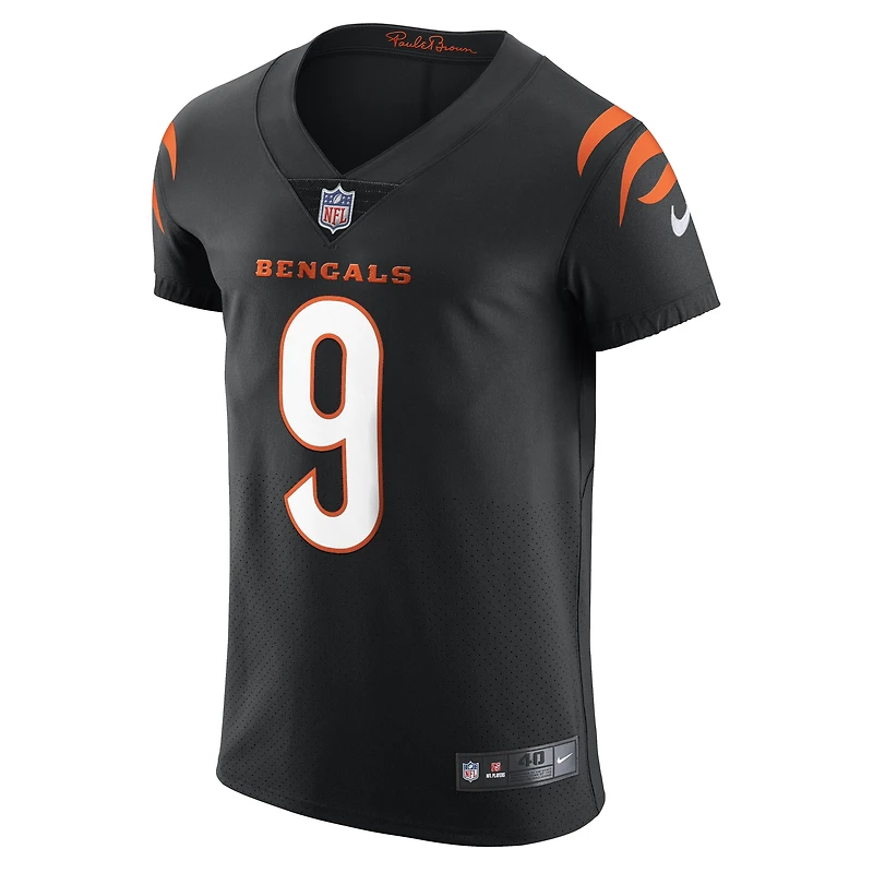 Maillot Nike Joe Burrow pour homme, noir, Cincinnati Bengals Vapor Elite