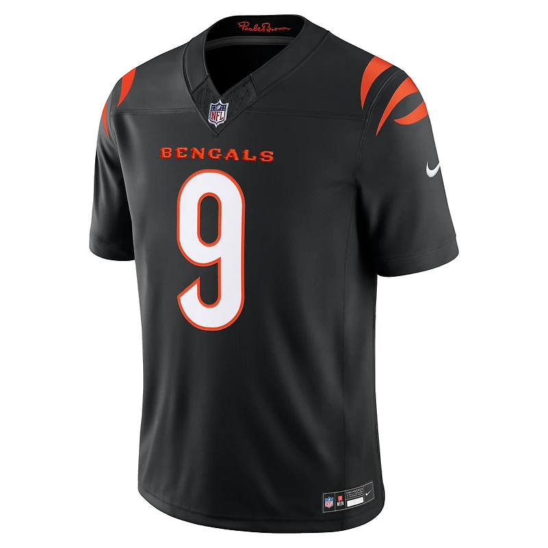 Men's Nike Joe Burrow Black Cincinnati Bengals Vapor F.U.S.E. Stitched Limited Jersey