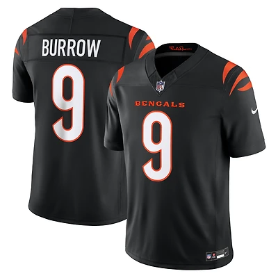 Men's Nike Joe Burrow Black Cincinnati Bengals Vapor F.U.S.E. Stitched Limited Jersey