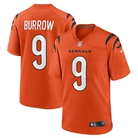 Men's Nike Joe Burrow Orange Cincinnati Bengals Alternate - Game Jersey