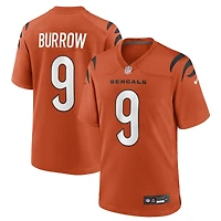 Nike Joe Burrow Orange Cincinnati Bengals Alternate pour hommes - Maillot de match