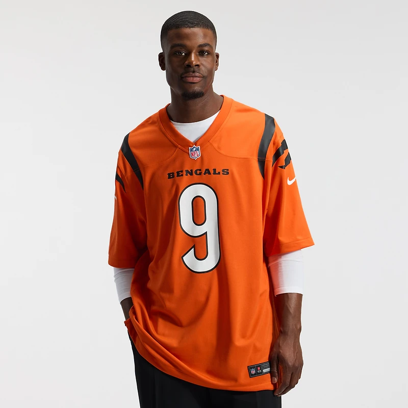 Men's Nike Joe Burrow Orange Cincinnati Bengals Alternate - Game Jersey