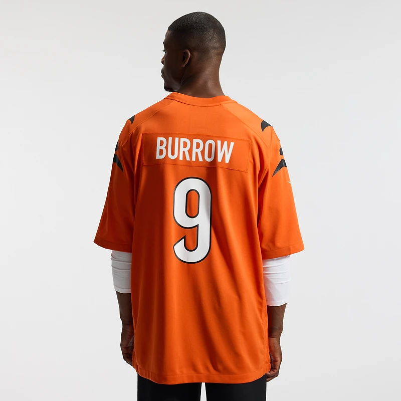 Nike Joe Burrow Orange Cincinnati Bengals Alternate pour hommes - Maillot de match