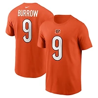 Men's Nike Joe Burrow  White Cincinnati Bengals Player Name & Number T-Shirt
