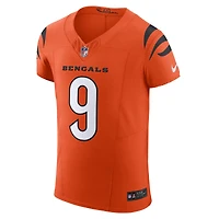 Men's Nike Joe Burrow Orange Cincinnati Bengals  Vapor F.U.S.E. Elite Jersey