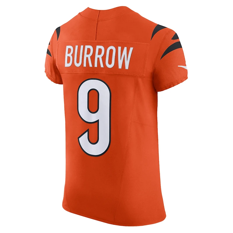 Men's Nike Joe Burrow Orange Cincinnati Bengals  Vapor F.U.S.E. Elite Jersey