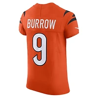 Men's Nike Joe Burrow Orange Cincinnati Bengals  Vapor F.U.S.E. Elite Jersey