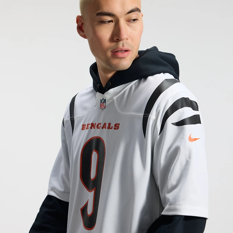 Men's Nike Joe Burrow White Cincinnati Bengals - Game Jersey