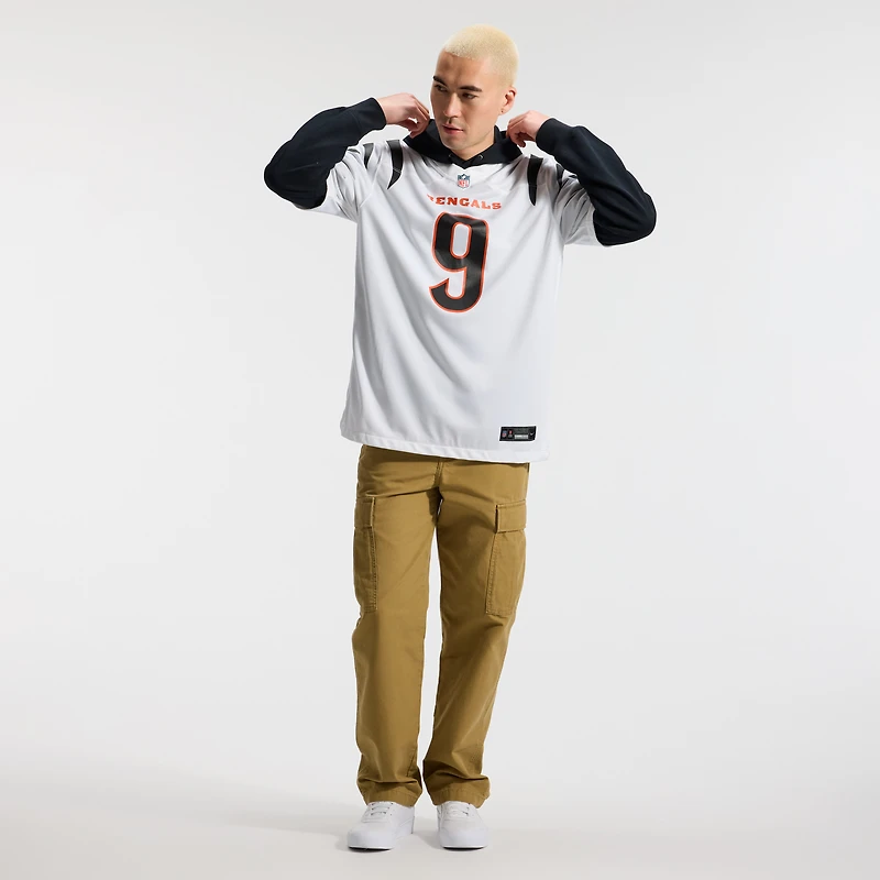 Men's Nike Joe Burrow White Cincinnati Bengals - Game Jersey