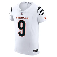 Nike Joe Burrow pour homme Blanc Cincinnati Bengals Vapor F.U.S.E. Maillot Élite