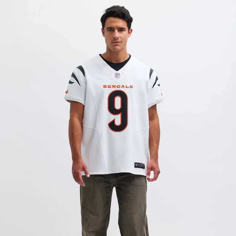 Nike Joe Burrow pour homme Blanc Cincinnati Bengals Vapor F.U.S.E. Maillot Élite
