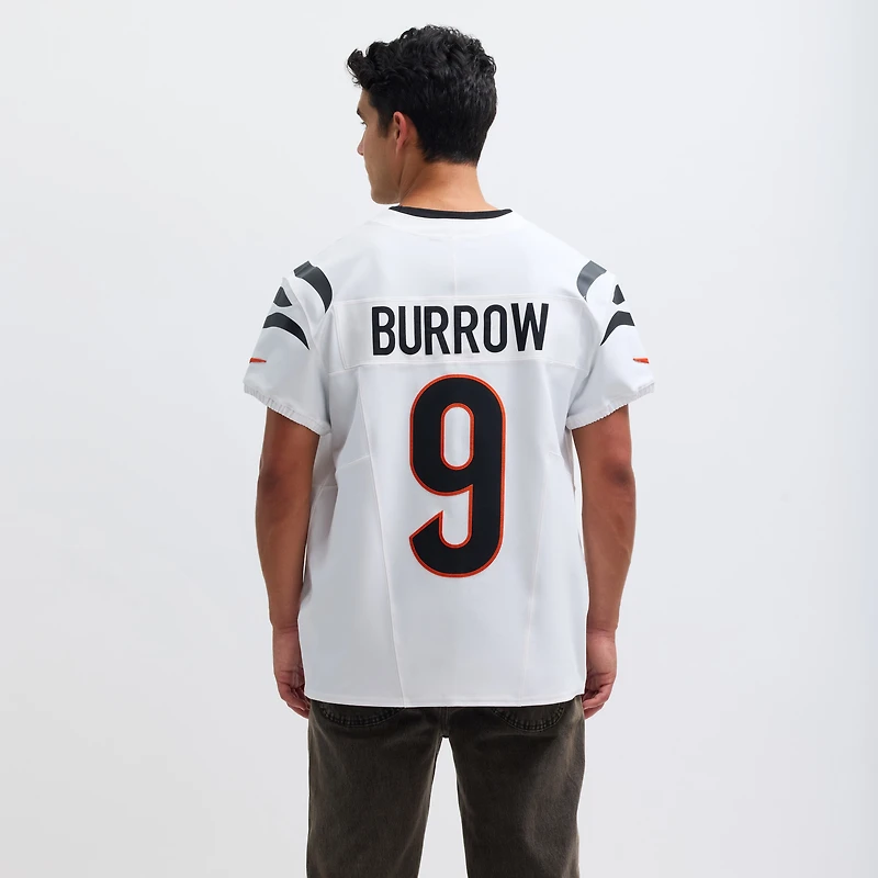 Nike Joe Burrow pour homme Blanc Cincinnati Bengals Vapor F.U.S.E. Maillot Élite