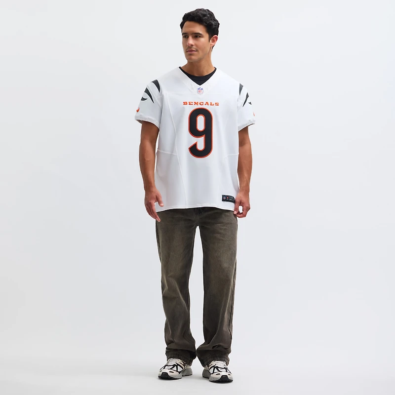 Nike Joe Burrow pour homme Blanc Cincinnati Bengals Vapor F.U.S.E. Maillot Élite
