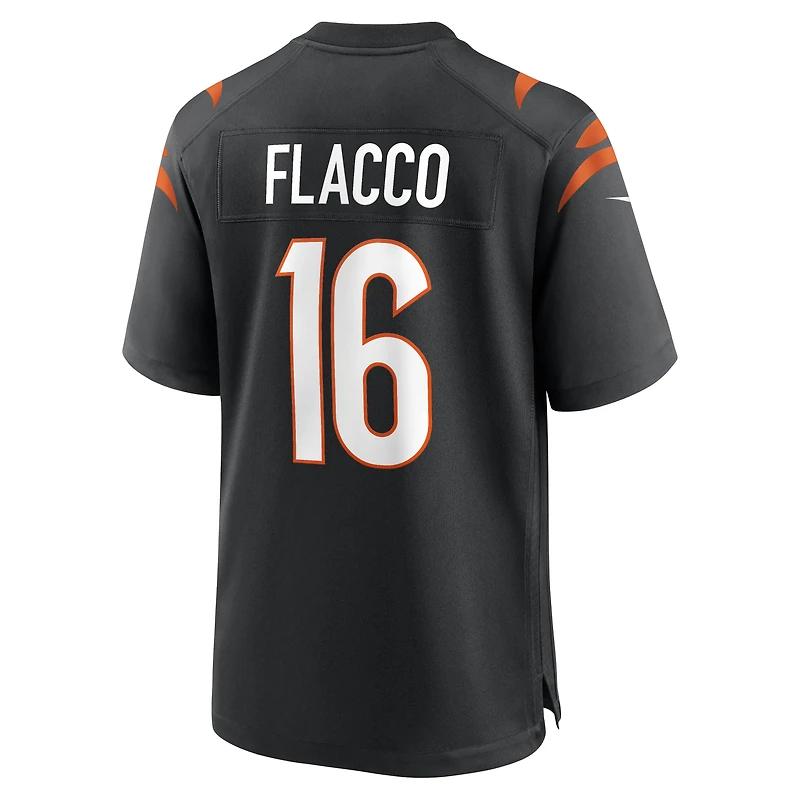 Maillot Nike Joe Flacco noir pour homme des Bengals de Cincinnati