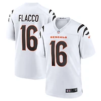 Men's Nike Joe Flacco  White Cincinnati Bengals Game Jersey