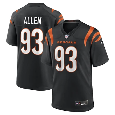 Men's Nike Jonathan Allen Black Cincinnati Bengals Team Game Jersey