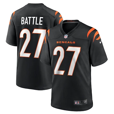 Maillot de match l'équipe Nike Jordan Battle noir des Bengals Cincinnati pour homme