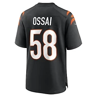 Men's Nike Joseph Ossai Black Cincinnati Bengals Game Jersey