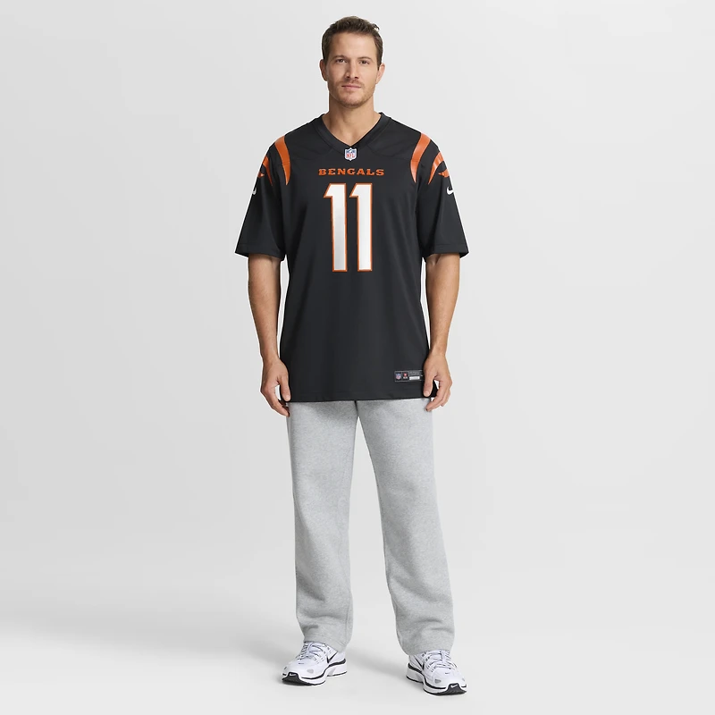 Men's Nike Josh Johnson Black Cincinnati Bengals Team Game Jersey