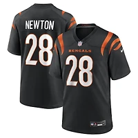 Maillot de match Nike Josh Newton noir pour homme des Bengals Cincinnati