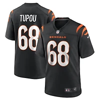 Maillot de joueur match Nike Josh Tupou pour hommes, noir, Cincinnati Bengals