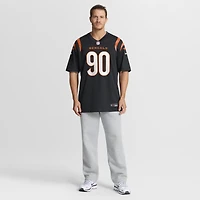 Maillot Nike Kris Jenkins Jr. Game pour homme, noir, Cincinnati Bengals