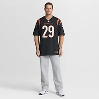 Men's Nike Kyle Dugger  Black Cincinnati Bengals Team Game Jersey
