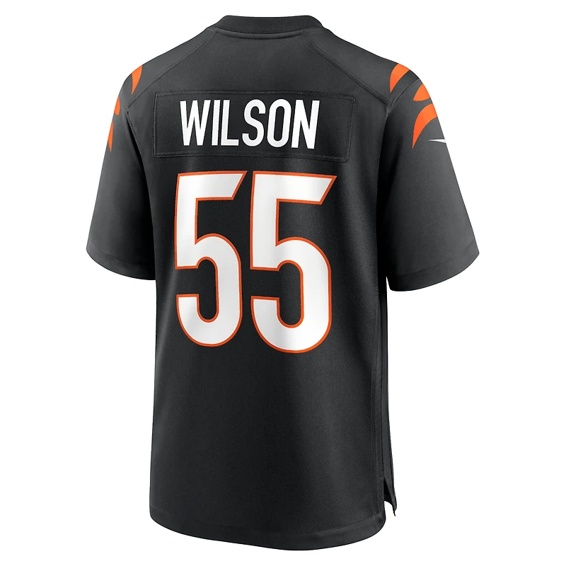 Men's Nike Logan Wilson Black Cincinnati Bengals Game Jersey