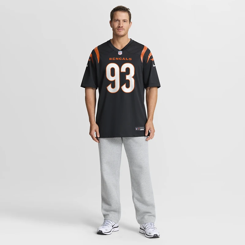 Maillot de match Nike McKinnley Jackson pour homme, noir, des Bengals Cincinnati