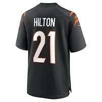 Maillot Nike Mike Hilton noir pour homme des Bengals de Cincinnati