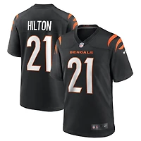 Maillot Nike Mike Hilton noir pour homme des Bengals de Cincinnati